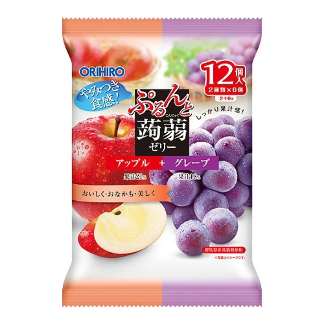 [ADL]Purunto Konnyaku Jelly Apple and Grape 240g