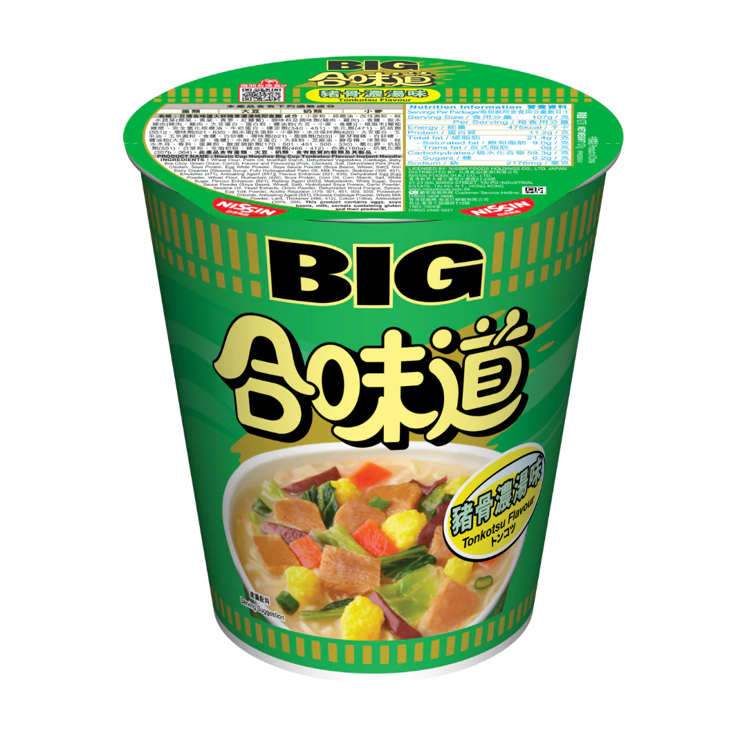 [ADL] NISSIN BIG Cup Tonkotsu Flavour 102g x 3ea ( BBD 15/10/2026 ) - Image 2