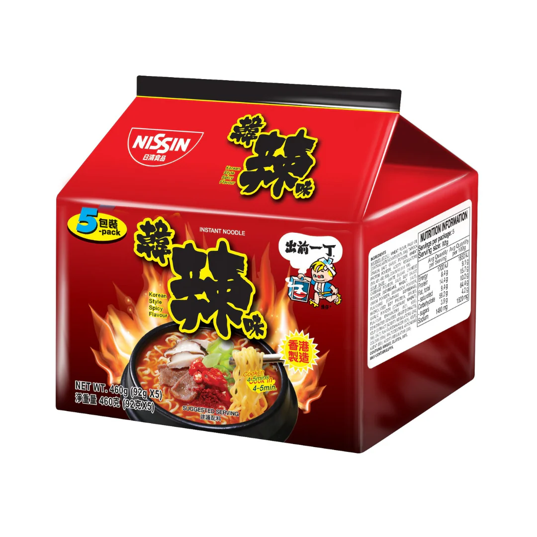 [ADL]NISSIN Demae Ramen  Korean Spicy Flavour 5pks 460g