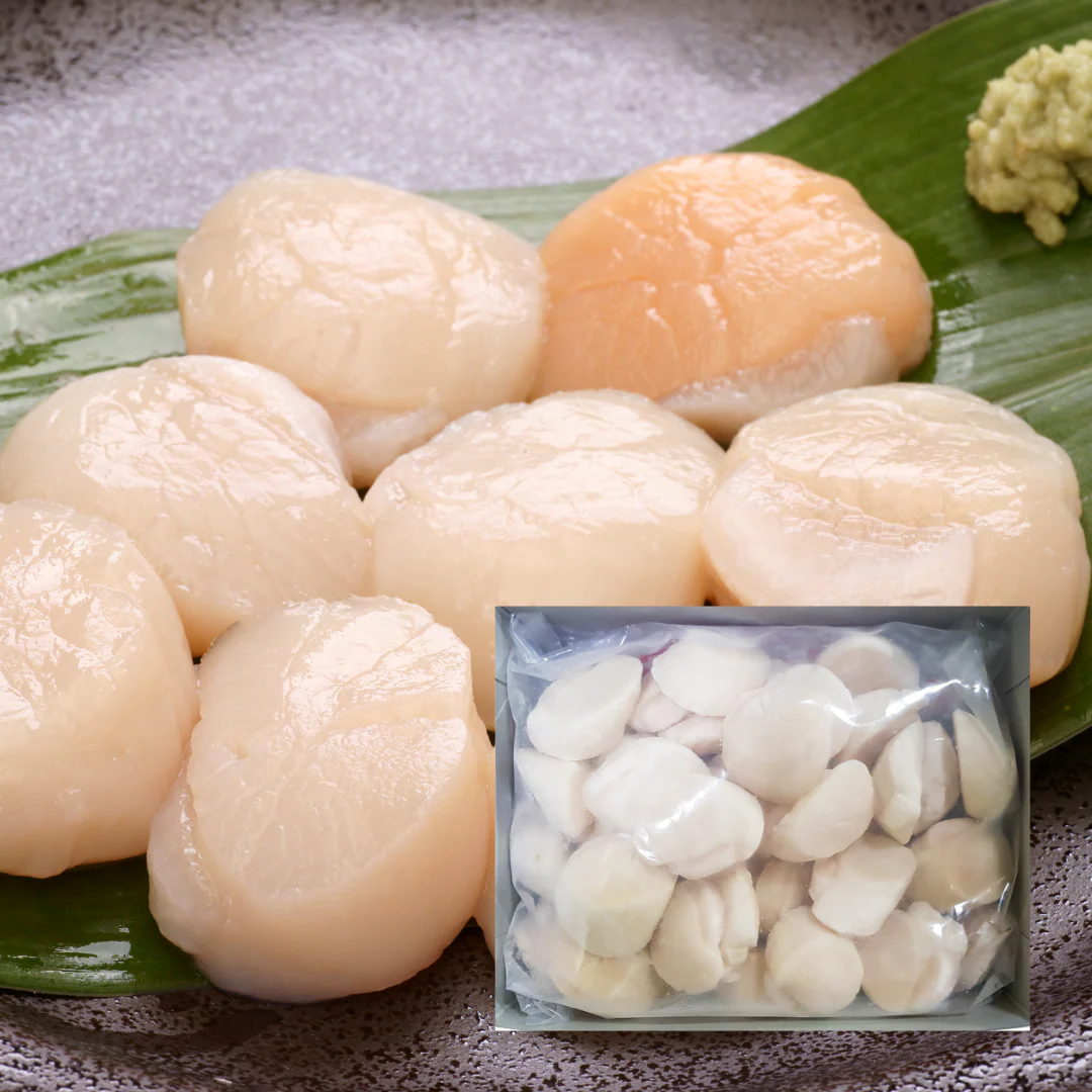 [SYD]Hokkaido Hotate 4S 1kg Sashimi Grade (Frozen)