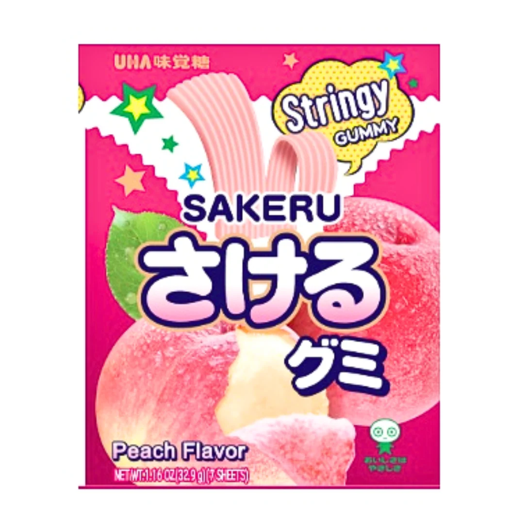 [SYD]UHA Sakeru Gummy Hakuto(Peach) 7p 32.9g x 5ea