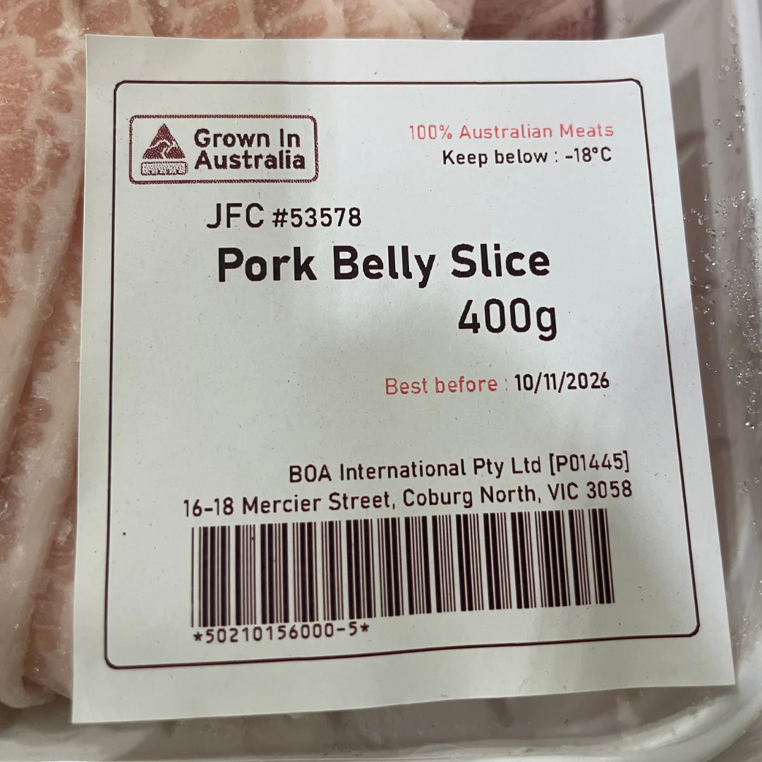 [SYD]Pork Belly Slice (2mm) 400g - Image 3