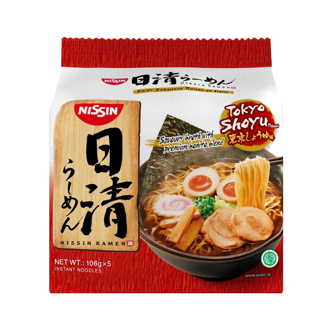 [SYD]NISSIN Tokyo Shoyu Flavour 5pks 530g